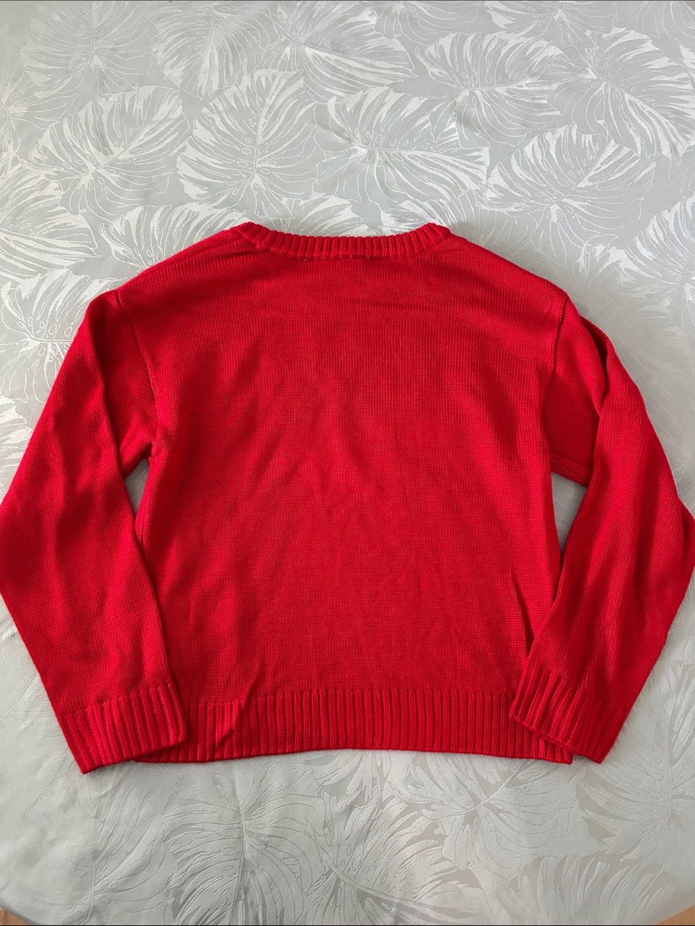 Kids Red 'LOVE' Heart Knit Sweater - Picture 5 of 5
